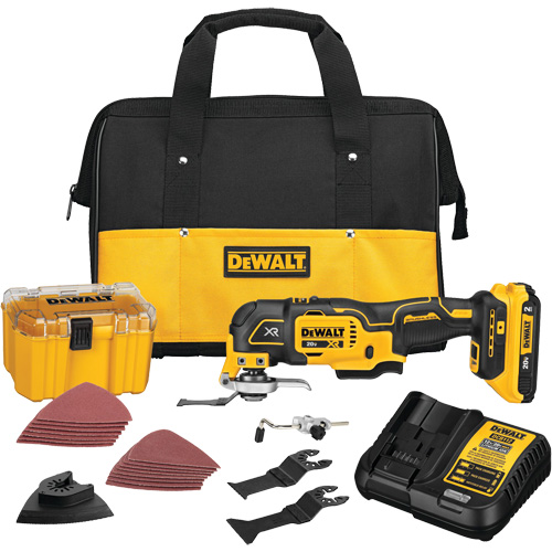 XR&reg; Brushless Cordless 3-Speed Oscillating Multi-Tool Kit, 20 V, Lithium-Ion Les Fournitures Industrielles Méga