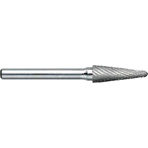 DRILLCO Magnum Double Cut Solid Carbide Burr, SL-3, 3/8" Dia., 1/4" Shank, 1-1/16" Depth of Cut Les Fournitures Industrielles Méga