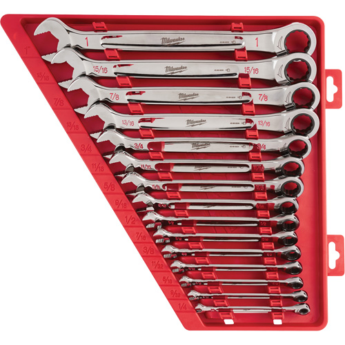 Ratcheting Wrench Set, Combination, 15 Pieces, Imperial Les Fournitures Industrielles Méga