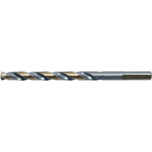 Foret &agrave; queue r&eacute;duite et &agrave; 3 m&eacute;plats courte &agrave; tige DRILLCO, Acier rapide, 1/16", 1-7/8" lo, 7/8" Cannelure, 140° Angle Les Fournitures Industrielles Méga