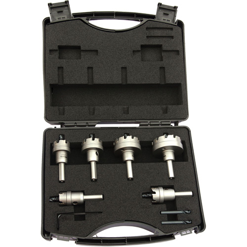 Jeu de scies-cloche TCT DRILLCO, 6 morcea Les Fournitures Industrielles Méga