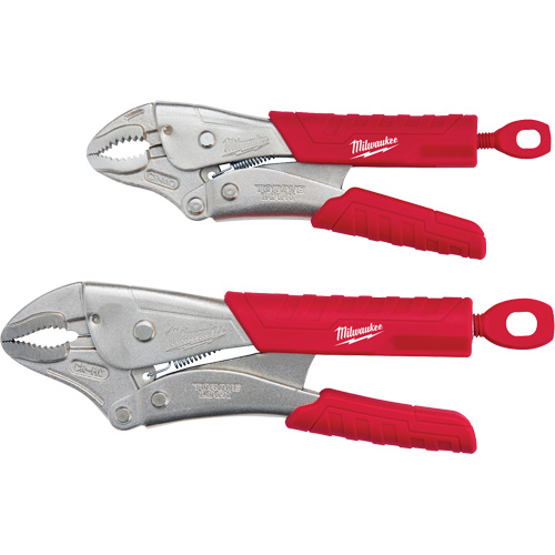 Torque Lock Curved Jaw Locking Pliers Set, 2 Pieces Les Fournitures Industrielles Méga