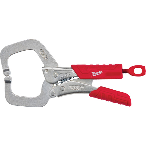 Torque Lock Locking Pliers with Regular Jaws & Grip, 6" Length, C-Clamp Les Fournitures Industrielles Méga