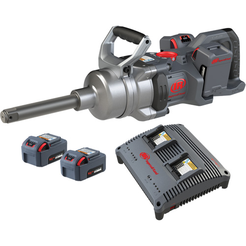 High Torque Cordless Impact Wrench Kit with 6" Anvil, 20 V, 1" Socket Les Fournitures Industrielles Méga