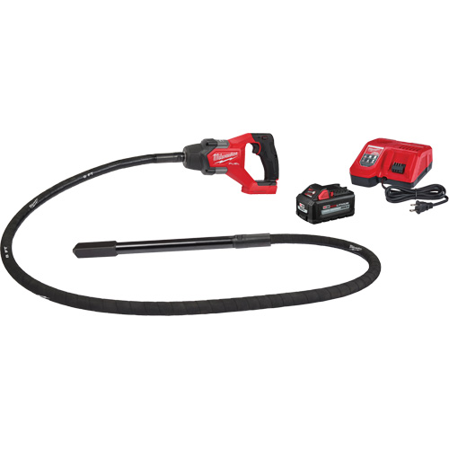 Ensemble &agrave; aiguille vibrante 8' M18 Fuel pour b&eacute;ton Les Fournitures Industrielles Méga