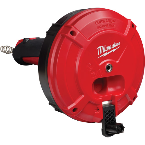 Trapsnake Auger with Cable Drive Automatic Feed & Retract, Powered, 25' Cable Length, 1/4" Cable Diameter Les Fournitures Industrielles Méga
