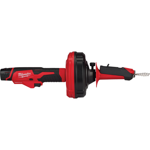 Trapsnake Auger with Cable Drive Automatic Feed & Retract, Powered, 25' Cable Length, 1/4" Cable Diameter Les Fournitures Industrielles Méga
