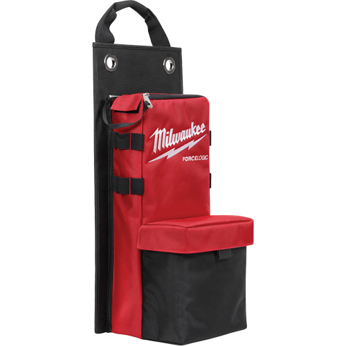 Sac pour sertisseur/coupe-c&acirc;bles polyvalent, Nylon, 2 pochettes, Noir/Rouge Les Fournitures Industrielles Méga