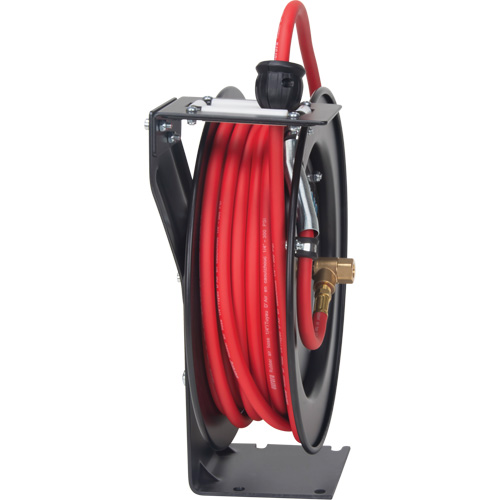 Hose Reel, Air/Water, 1/4" x 35', Single Hose, 300 psi Les Fournitures Industrielles Méga
