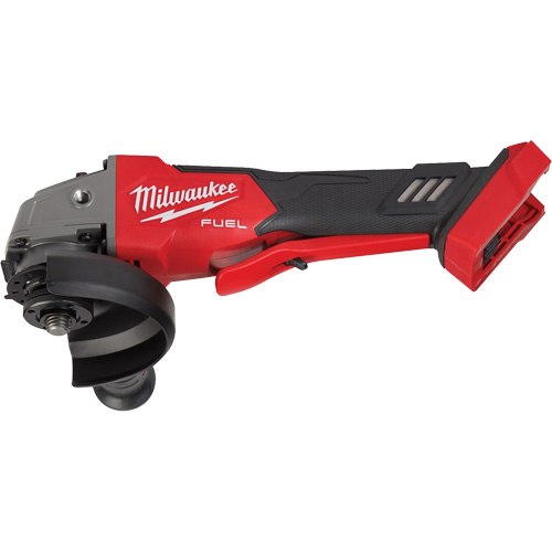 Meuleuse &agrave; frein &agrave; vitesse variable avec interrupteur &agrave; glissi&egrave;re non verrouillable M18 Fuel, 18 V, Mandrin 5"/4-1/2", Lithium-ion Les Fournitures Industrielles Méga