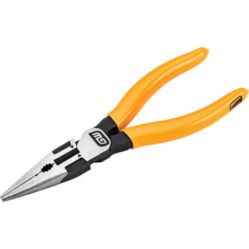 Pitbull Dipped Handle Long Nose Pliers, 6" L Les Fournitures Industrielles Méga