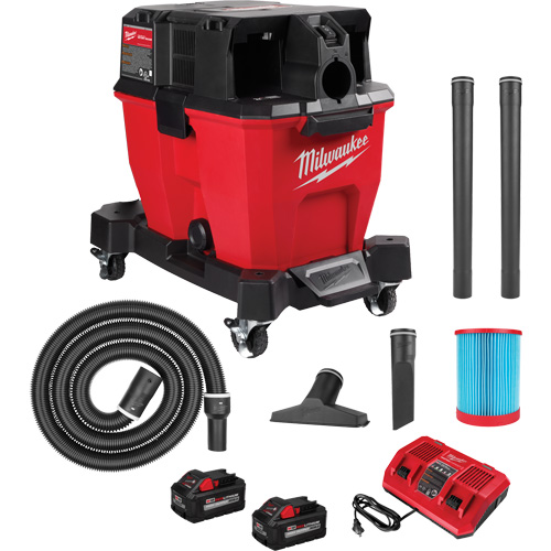 M18 Fuel Cordless Dual-Battery Wet/Dry Vacuum, 18 V, 9 gal. Capacity Les Fournitures Industrielles Méga