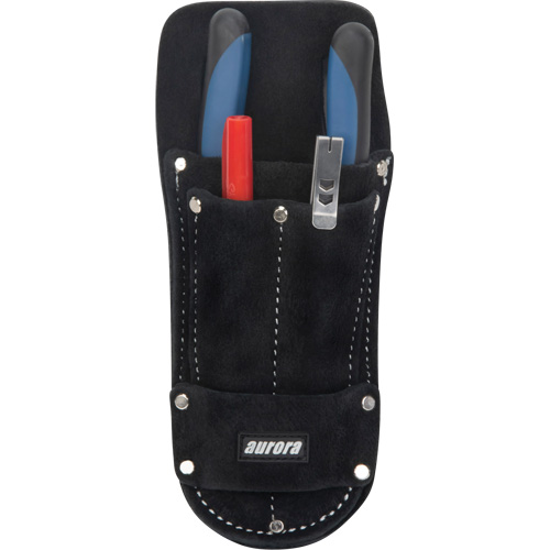 &eacute;tui pour outils, Porte-pinces, Cuir, 3 Poches Les Fournitures Industrielles Méga