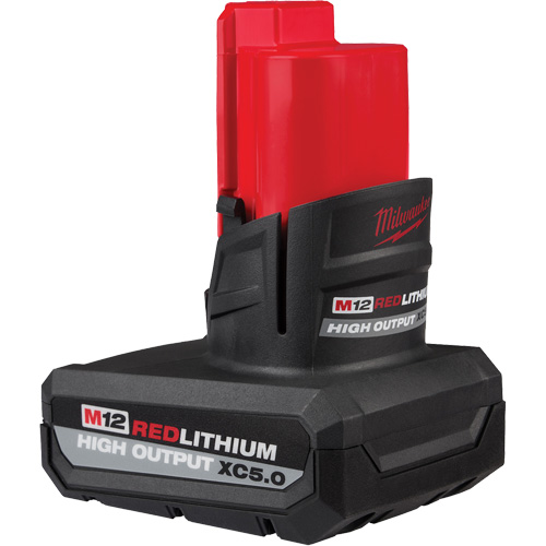 Batterie XC5.0 M12 Redlithium High Output, Lithium-ion, 12 V, 5 Ah Les Fournitures Industrielles Méga