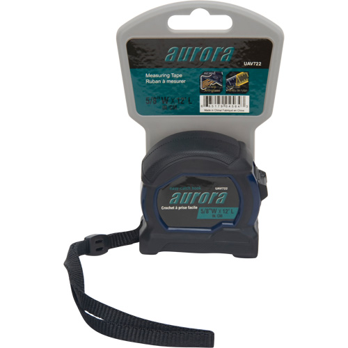 Tape Measure, 5/8" x 12', Imperial & Metric Graduations Les Fournitures Industrielles Méga
