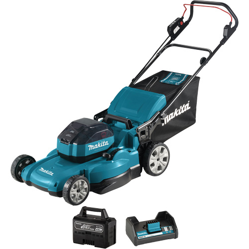 Tondeuse sans fil avec moteur sans balai, Pouss&eacute;e, &agrave; pile, Largeur de coupe 21" Les Fournitures Industrielles Méga