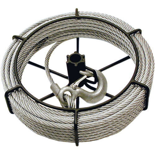 JGP-300A 3 Ton 66' Cable Assembly for Jet Wire Grip Pullers Les Fournitures Industrielles Méga