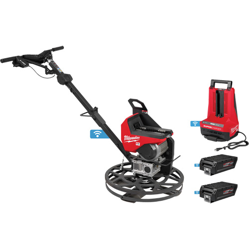 Kit de truelle &agrave; bordures &agrave; conducteur marchant 24" MX Fuel Les Fournitures Industrielles Méga