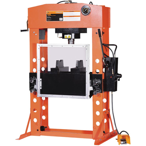 Super Heavy-Duty Shop Presses, 100 tons Capacity Les Fournitures Industrielles Méga