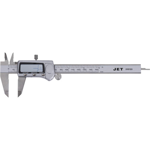 JEDC-6F Digital Calipers - Fractional Les Fournitures Industrielles Méga