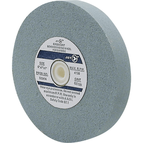 GC675C Meules pour rectifieuses d'&eacute;tabli, 6" x 3/4", Arbre 1", Carbure de silicium Les Fournitures Industrielles Méga