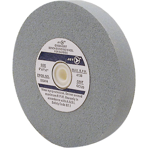 GC675M Meules pour rectifieuses d'&eacute;tabli, 6" x 3/4", Arbre 1", Carbure de silicium Les Fournitures Industrielles Méga