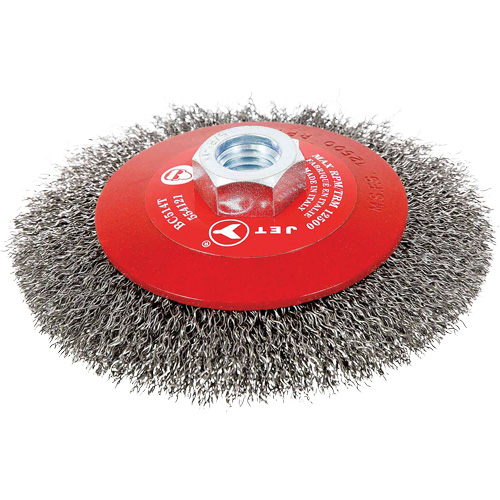 BC615T Crimped Conical Brushes for Angle Grinders Les Fournitures Industrielles Méga