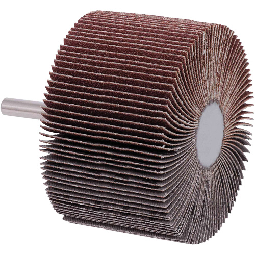 Flap Wheels, 40 Grit, 3" x 2" Les Fournitures Industrielles Méga