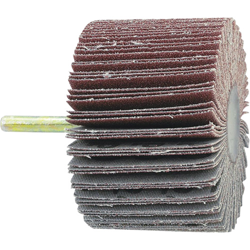Flap Wheels, 120 Grit, 3" x 2" Les Fournitures Industrielles Méga