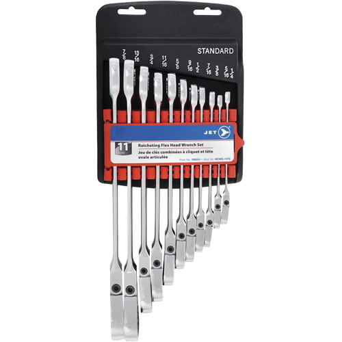 RCWS-11FS Jeu de cl&eacute;s &agrave; t&ecirc;te articul&eacute;e, Combinaison/T&ecirc;te articul&eacute;e, 11 morceaux, Imp&eacute;rial Les Fournitures Industrielles Méga