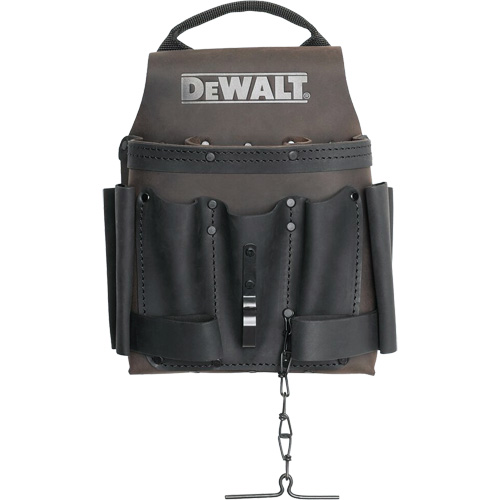 Pochette pour outils d'&eacute;lectricien, Porte-outil multiple, Cuir, 8 Poches Les Fournitures Industrielles Méga