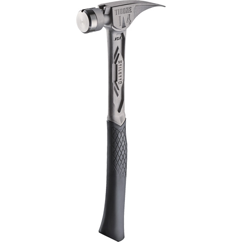 Marteau de charpente en titane lisse TIBONE, 14 oz, Prise en Acier plein, 15-1/4" lo Les Fournitures Industrielles Méga