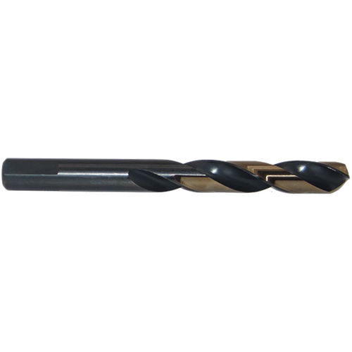 Two-Tone 3-Flat Mechanic's Drill, 13/64", High Speed Steel, 135° Point Les Fournitures Industrielles Méga