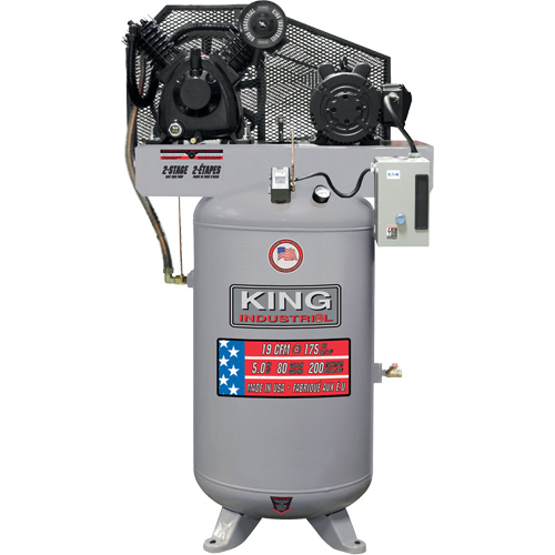 2-Stage Air Compressor, 80 Gal. (96 US Gal) Les Fournitures Industrielles Méga