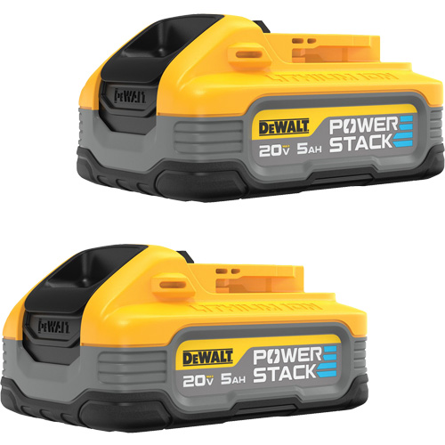 2 batteries POWERSTACK, Lithium-ion, 20 V, 5 Ah Les Fournitures Industrielles Méga