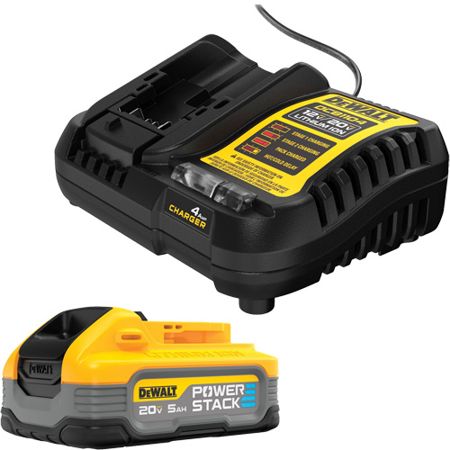 Ensemble de batterie POWERSTACK, Lithium-ion, 20 V, 5 Ah Les Fournitures Industrielles Méga