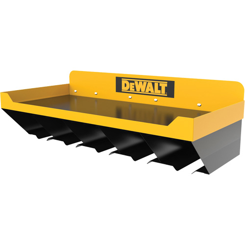 Power Tool Storage Shelf Combo, Steel, Black/Yellow Les Fournitures Industrielles Méga