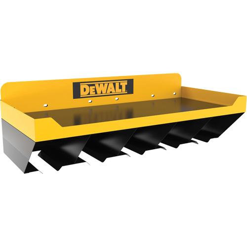 Power Tool Storage Shelf Combo, Steel, Black/Yellow Les Fournitures Industrielles Méga