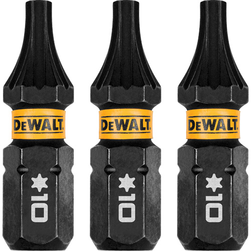 Forets pour tournevis &agrave; chocs FLEXTORQ 3 mcx, Torx, T-10, Prise 1/4" Les Fournitures Industrielles Méga