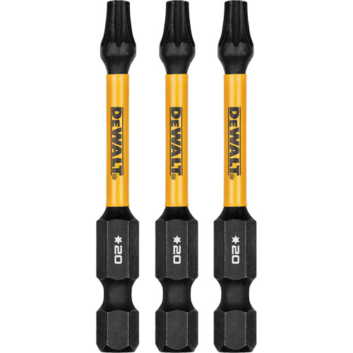 Forets pour tournevis &agrave; chocs FLEXTORQ 3 mcx, Torx, T-20, Prise 1/4" Les Fournitures Industrielles Méga