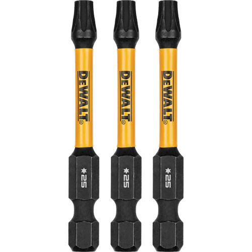 Forets pour tournevis &agrave; chocs FLEXTORQ 3 mcx, Torx, T-25, Prise 1/4" Les Fournitures Industrielles Méga