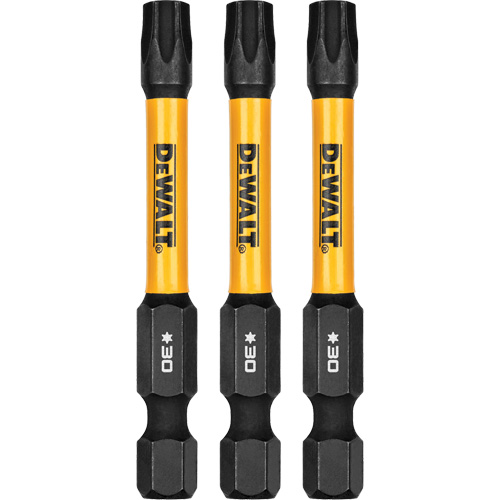 Forets pour tournevis &agrave; chocs FLEXTORQ 3 mcx, Torx, T-30, Prise 1/4" Les Fournitures Industrielles Méga