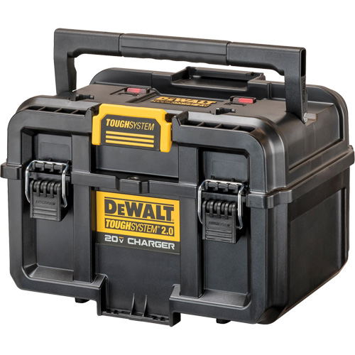 ToughSystem&reg; 2.0 20V Dual Port Charger, 14" x 15" x 9", Black/Yellow Les Fournitures Industrielles Méga
