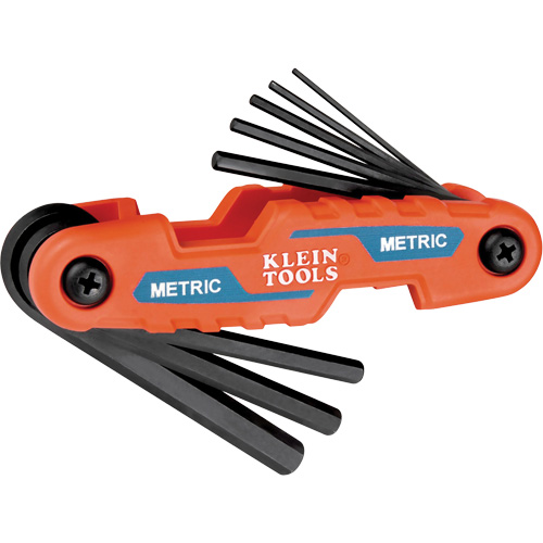 Compact Folding Hex Key Set, 8 Pcs., Metric Les Fournitures Industrielles Méga