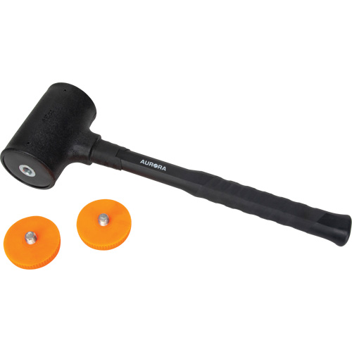 Marteau sans rebond, Poids de la t&ecirc;te 45 oz, Face Polyur&eacute;thane, Prise Fibre de verre, 13" lo Les Fournitures Industrielles Méga
