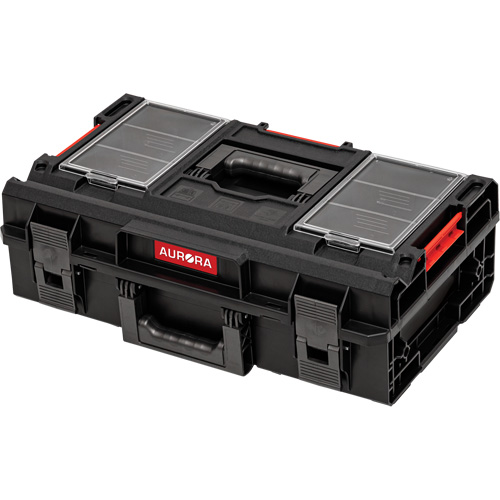Arx Small Toolbox, 23" x 15" x 7-1/2", Black Les Fournitures Industrielles Méga