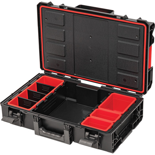 Arx Small Toolbox, 23" x 15" x 7-1/2", Black Les Fournitures Industrielles Méga