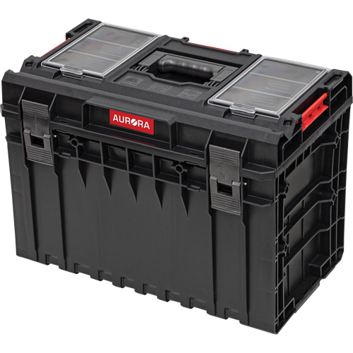 Arx Large Toolbox, 23" x 15-1/5" x 16-1/2", Black Les Fournitures Industrielles Méga