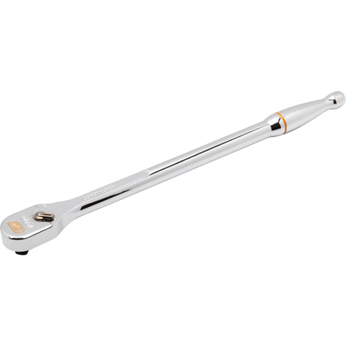 120XP Full Polish Chrome Extra Long Handle Teardrop Ratchet, 1/4" Drive, Ergonomic Handle Les Fournitures Industrielles Méga