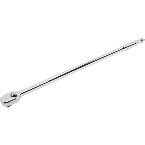 120XP Full Polish Chrome Extra Long Handle Teardrop Ratchet, 3/8" Drive, Ergonomic Handle Les Fournitures Industrielles Méga
